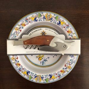 Le Cadeaux Florence Wine Coaster Set